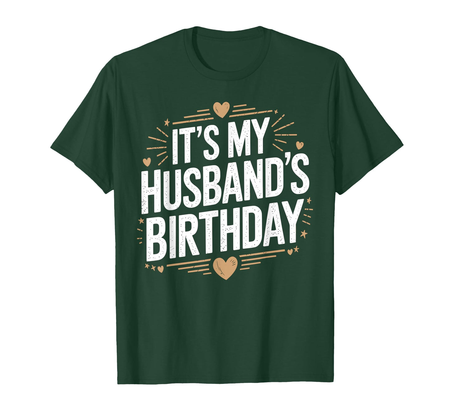 Distressed It's My husband's Birthday Vintage Men Women T-Shirt