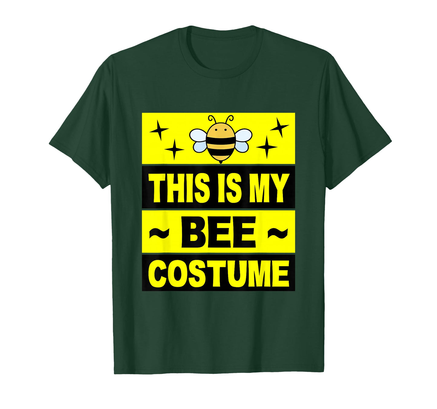 Retro Bee Costume Women Cute Adult Kids Men Baby Bumble Bee T-Shirt