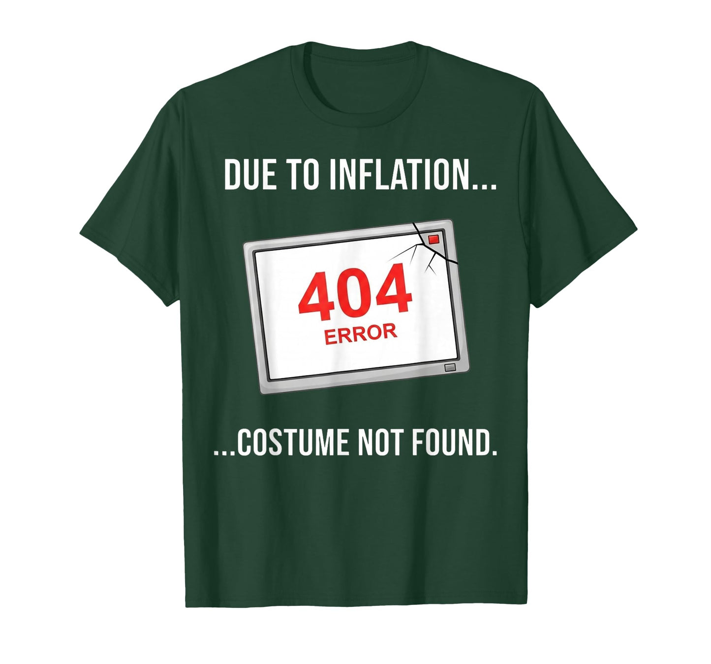 Error 404 Halloween Costume Funny Halloween 2025 T-Shirt