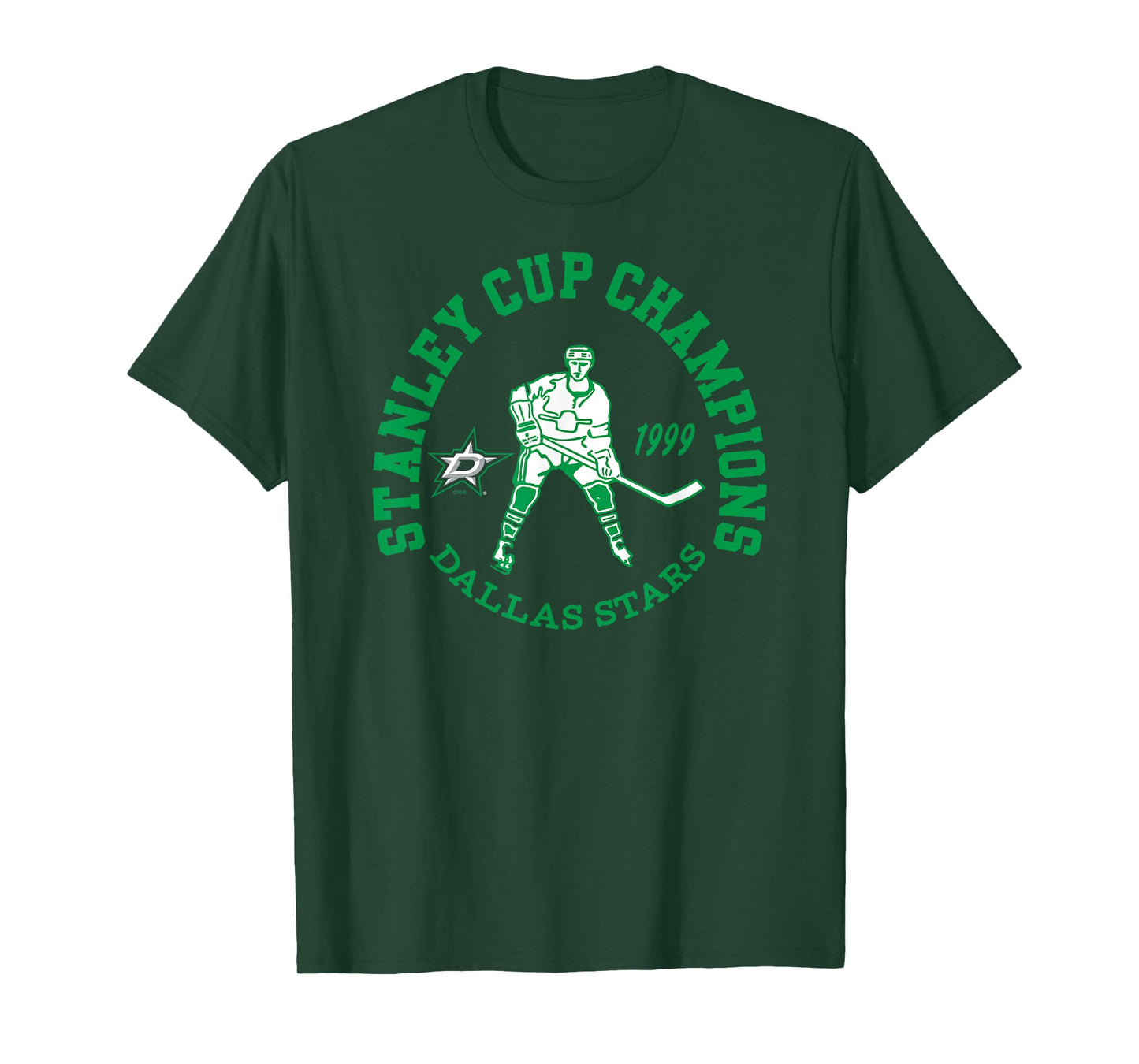 Dallas Stars Stanley Cup Champions 1999 Black T-Shirt
