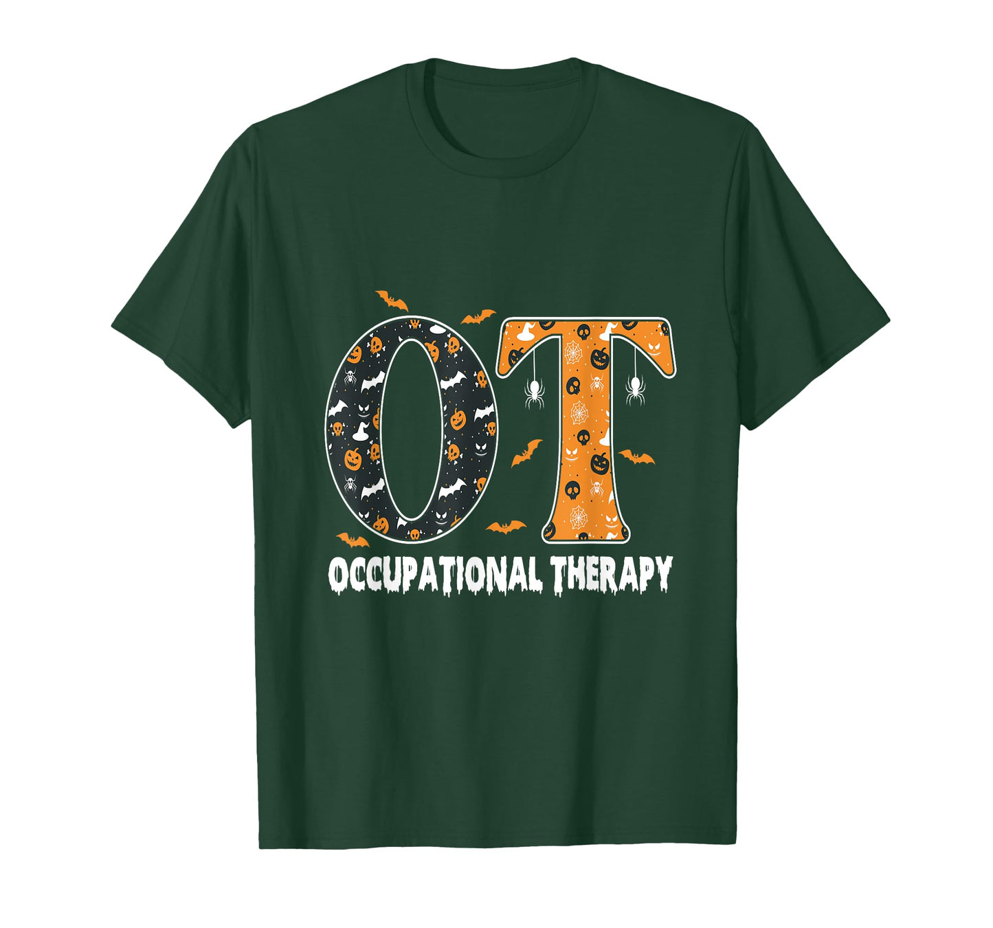 OT Occupational Therapy Therapist Halloween Spooky OTA T-Shirt