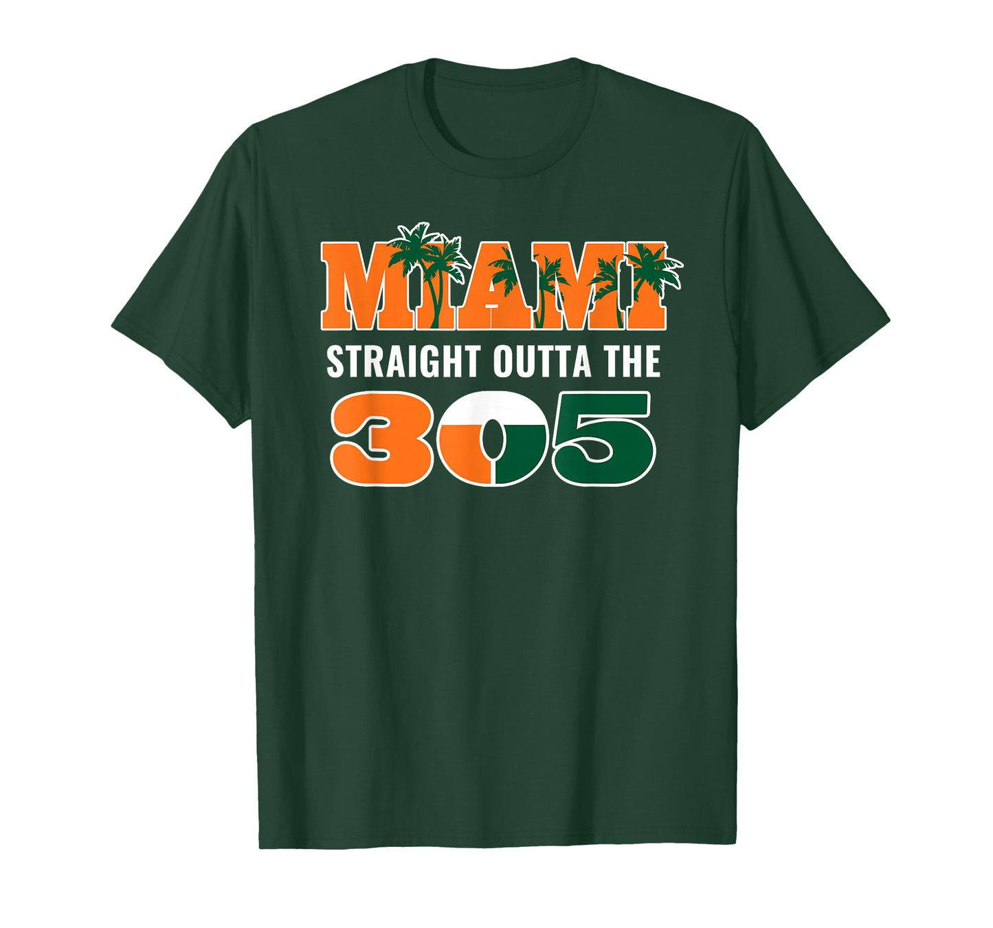 Straight Outta The 305 Miami Florida Pride Lifestyle T-Shirt