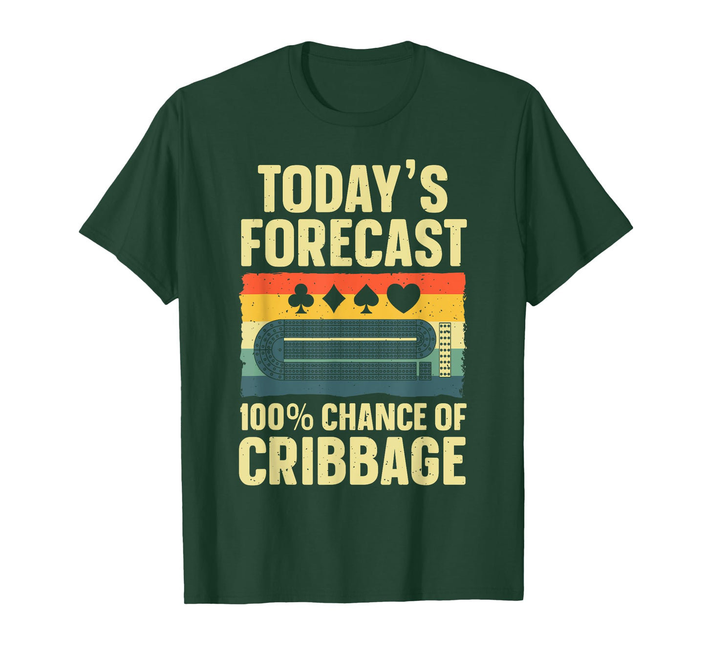 Funny Cribbage Design For Men Women Kids Card Game Cribbage T-Shirt