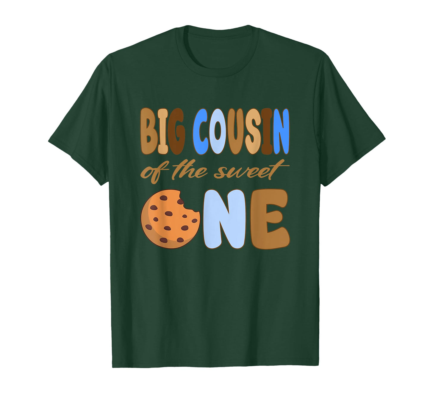Big Cousin of The Sweet One 1st Birthday Cookie Bday Party T-Shirt