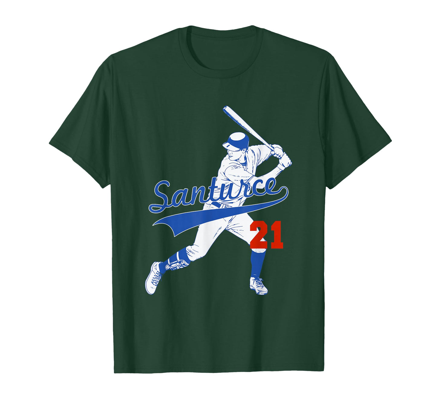 Retro Puerto Rico Santurce 21 Puerto Rican Baseball Player T-Shirt