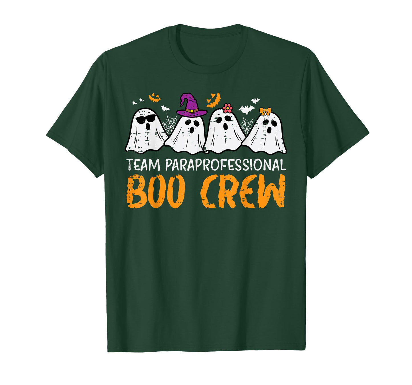 Halloween Team Paraprofessional Boo Crew Para Costume Women T-Shirt