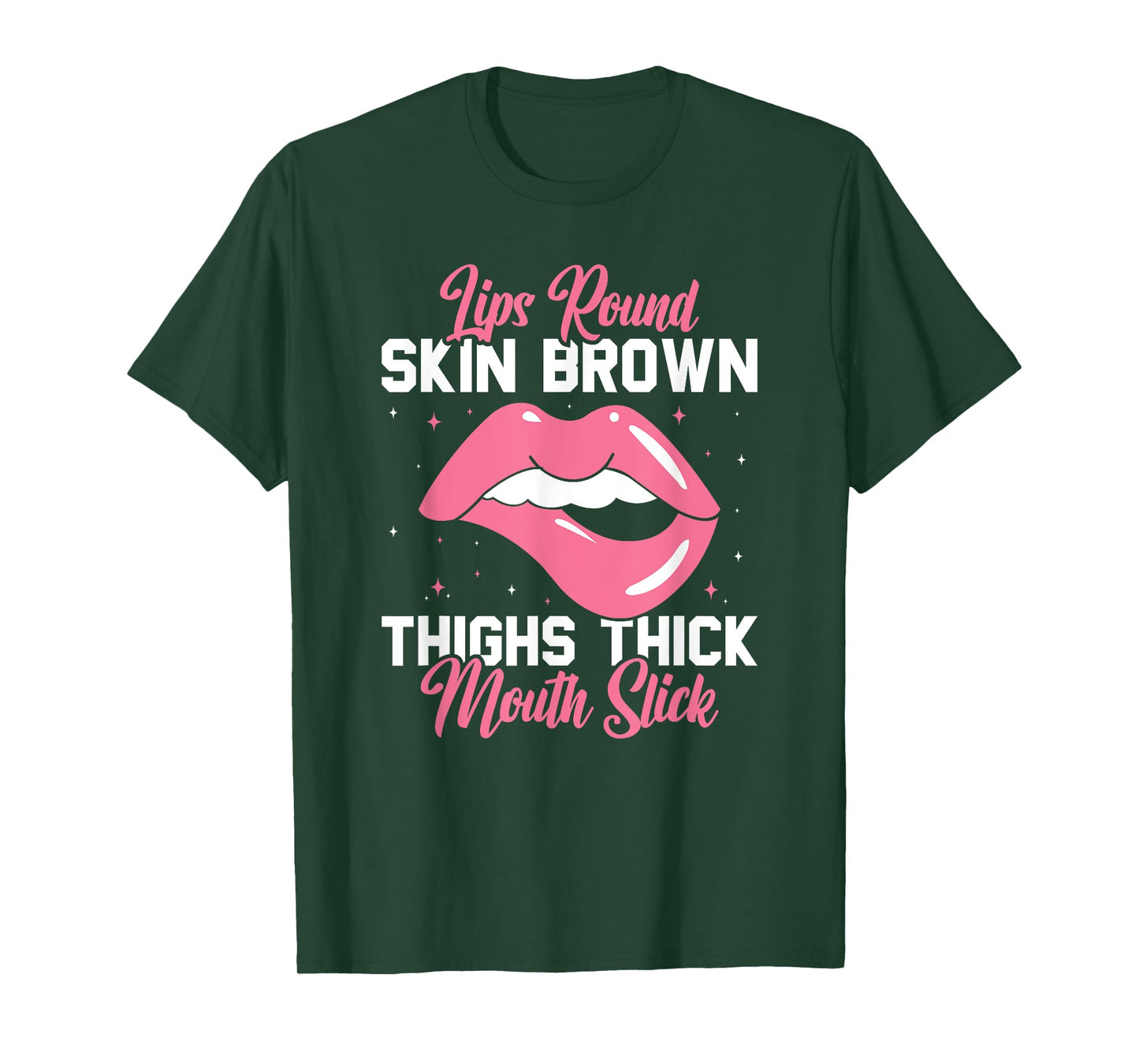 Lips Round Skin Brown Thigh Thick Fitness Workout T-Shirt