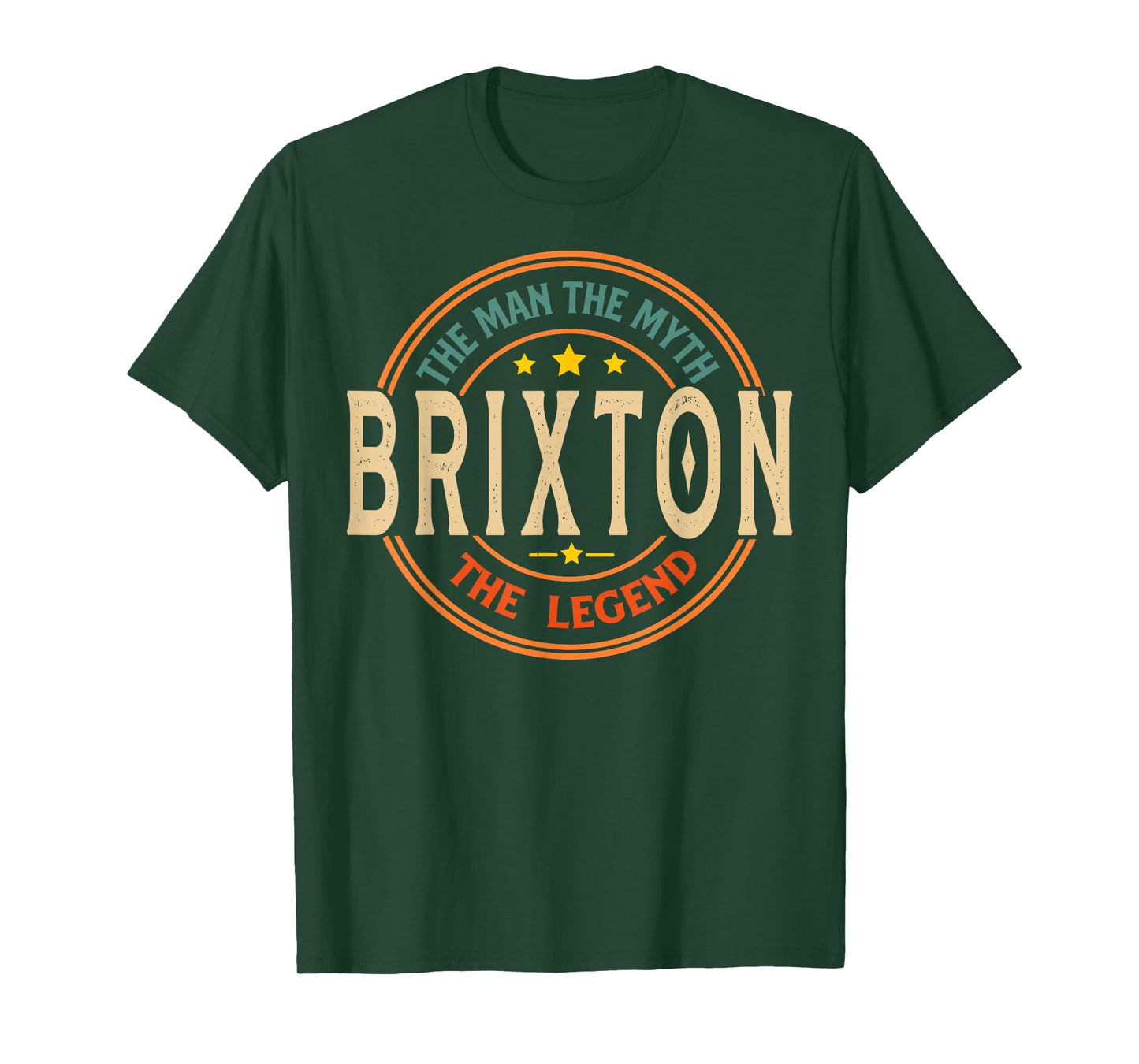 BRIXTON The Man The Myth The Legend Vintage Personalized T-Shirt