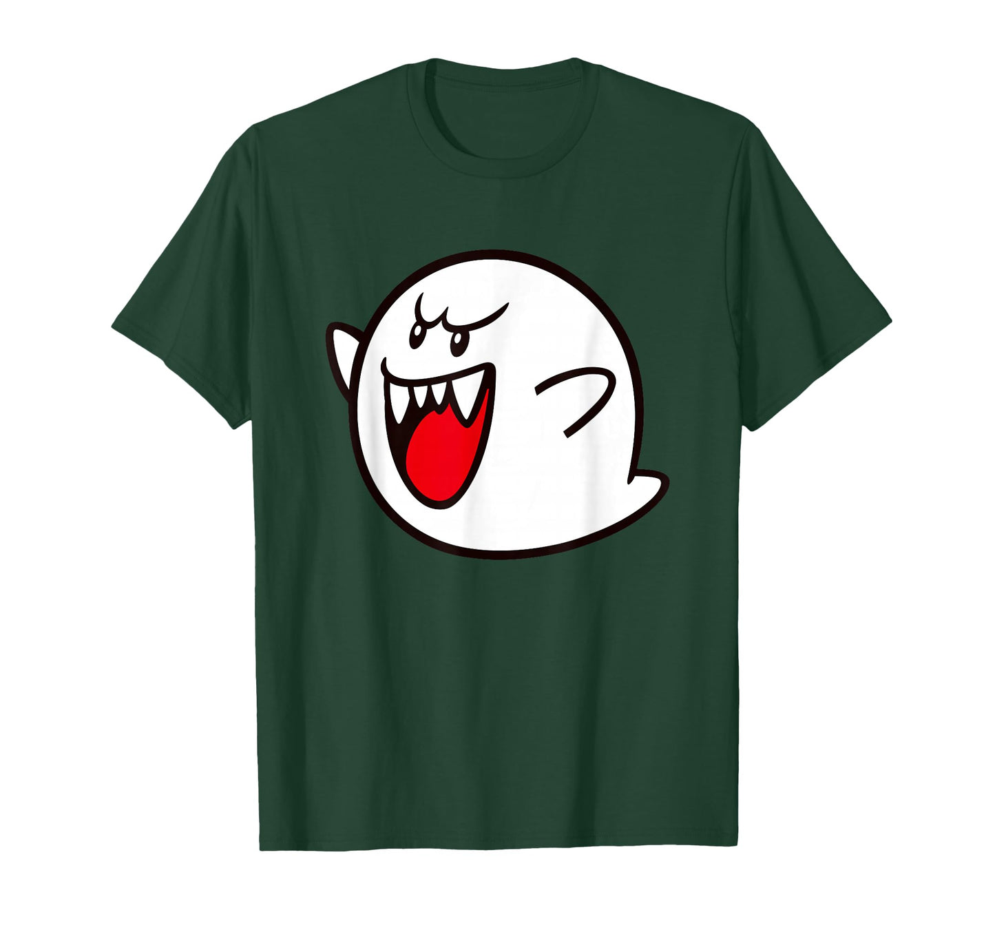 Super Mario Boo Spooky Big Character Icon T-Shirt