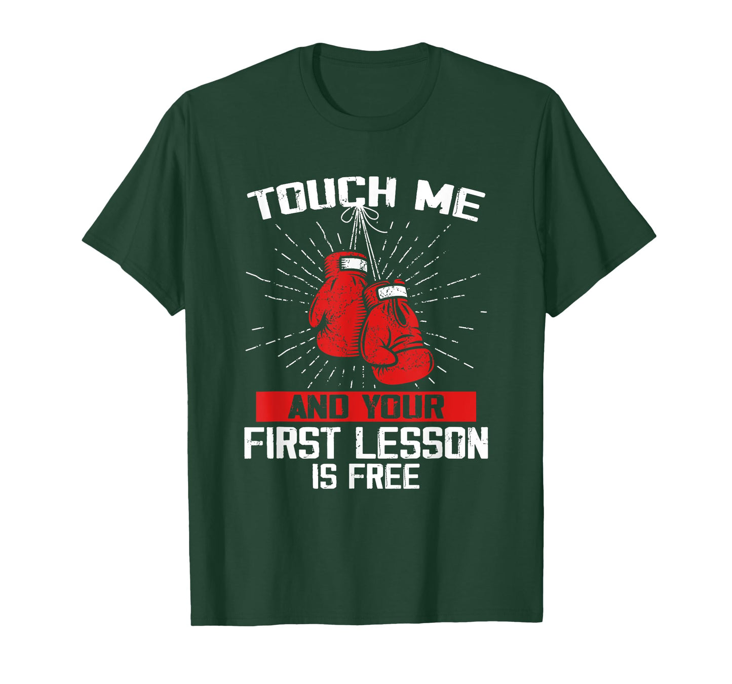 Kick boxer Boxing Coach Funny Kick Boxing Lover Saying T-Shirt