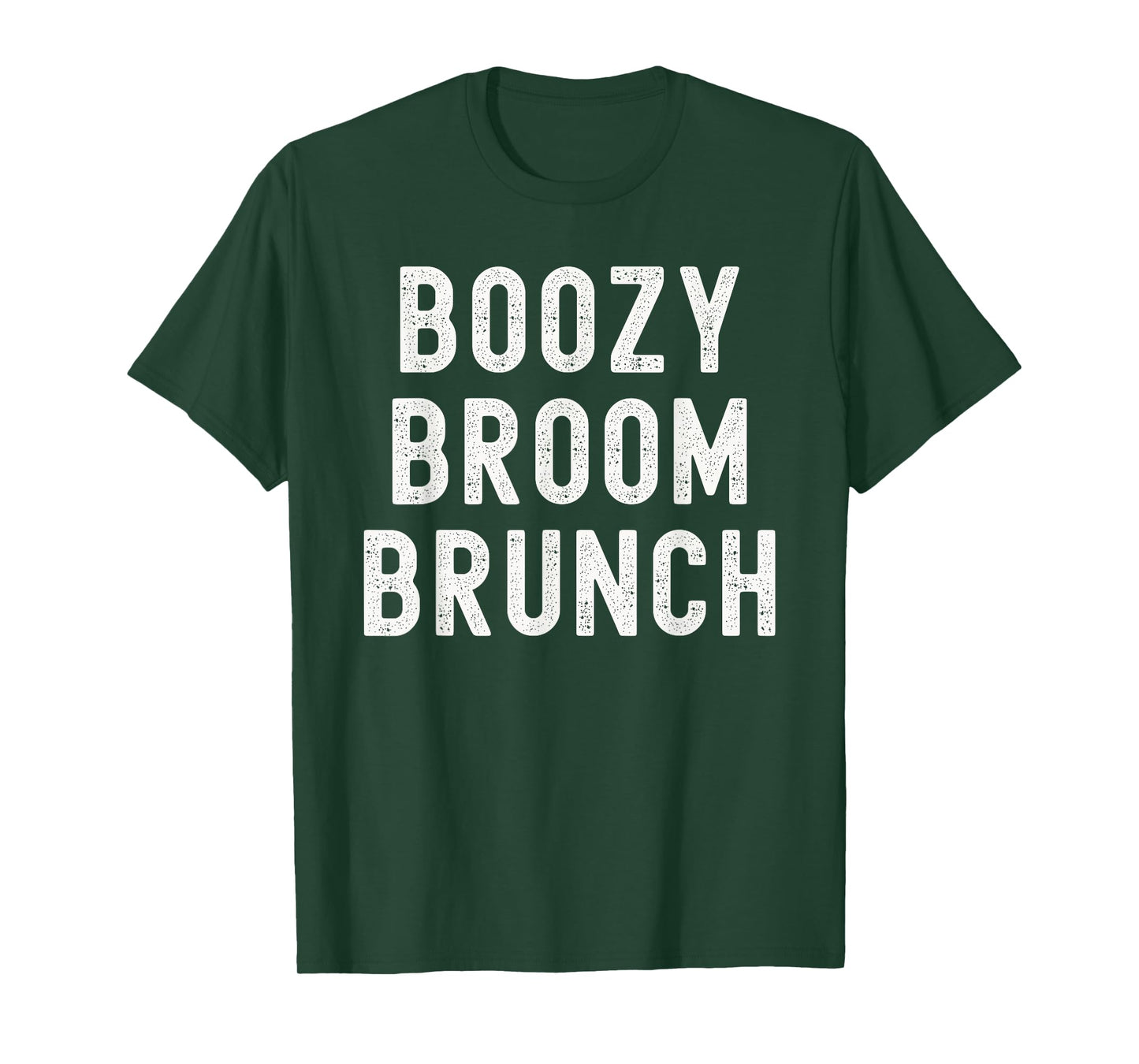 Boozy Broom Brunch Funny Drinking Halloween Costume T-Shirt