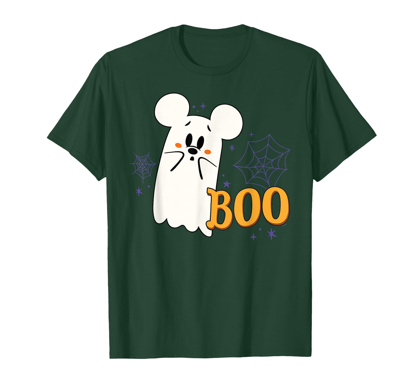 Disney Mickey Mouse Cute Little Ghost Boo Halloween T-Shirt