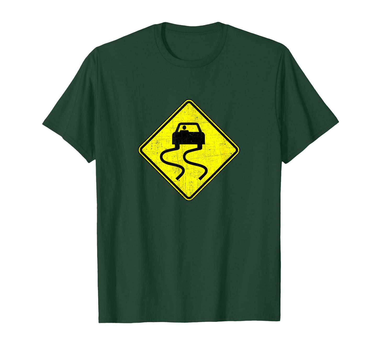 Slippery When Wet Sign T Shirt T-Shirt