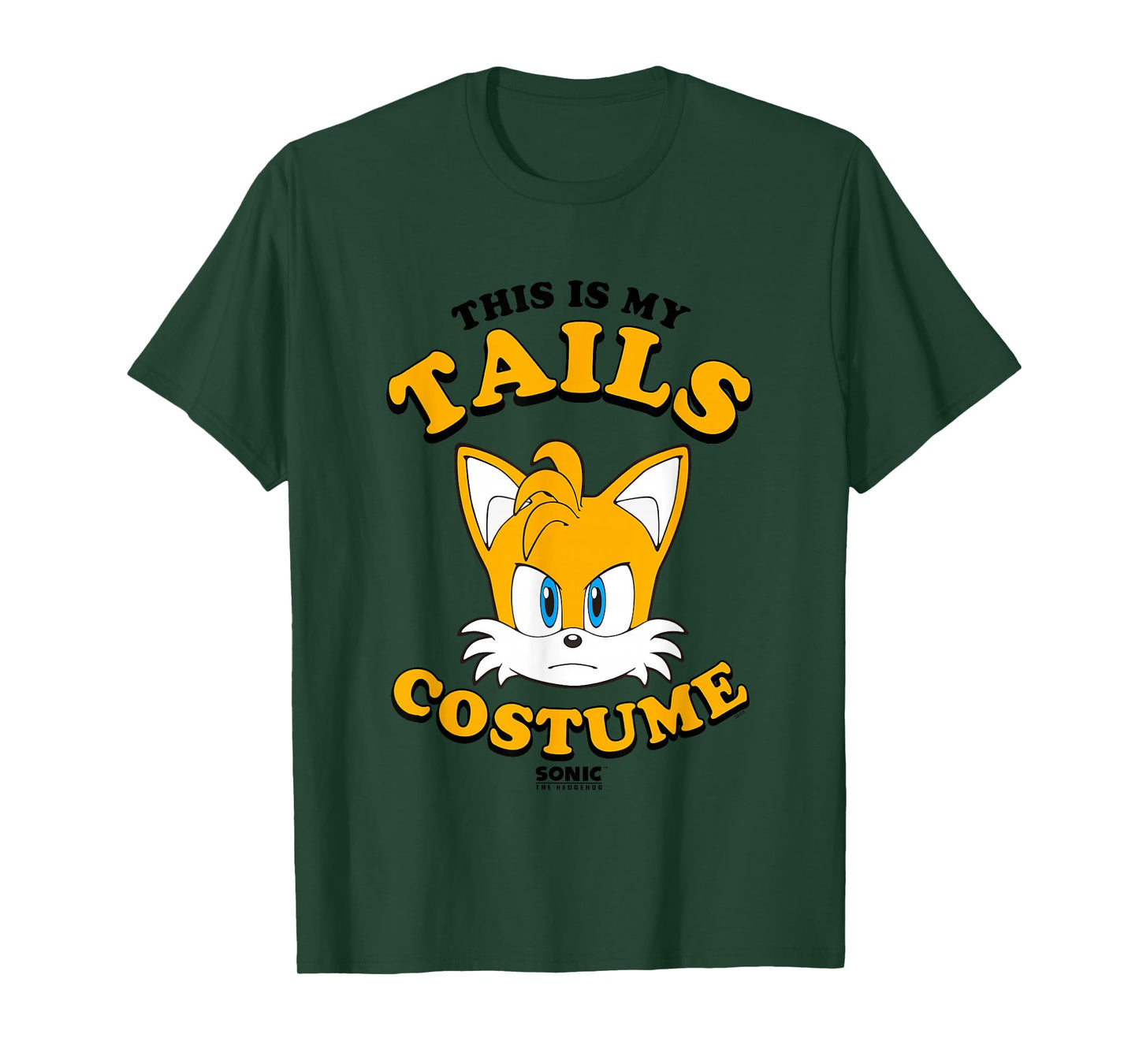 Sonic The Hedgehog Halloween This Is My Tails Costume T-Shirt