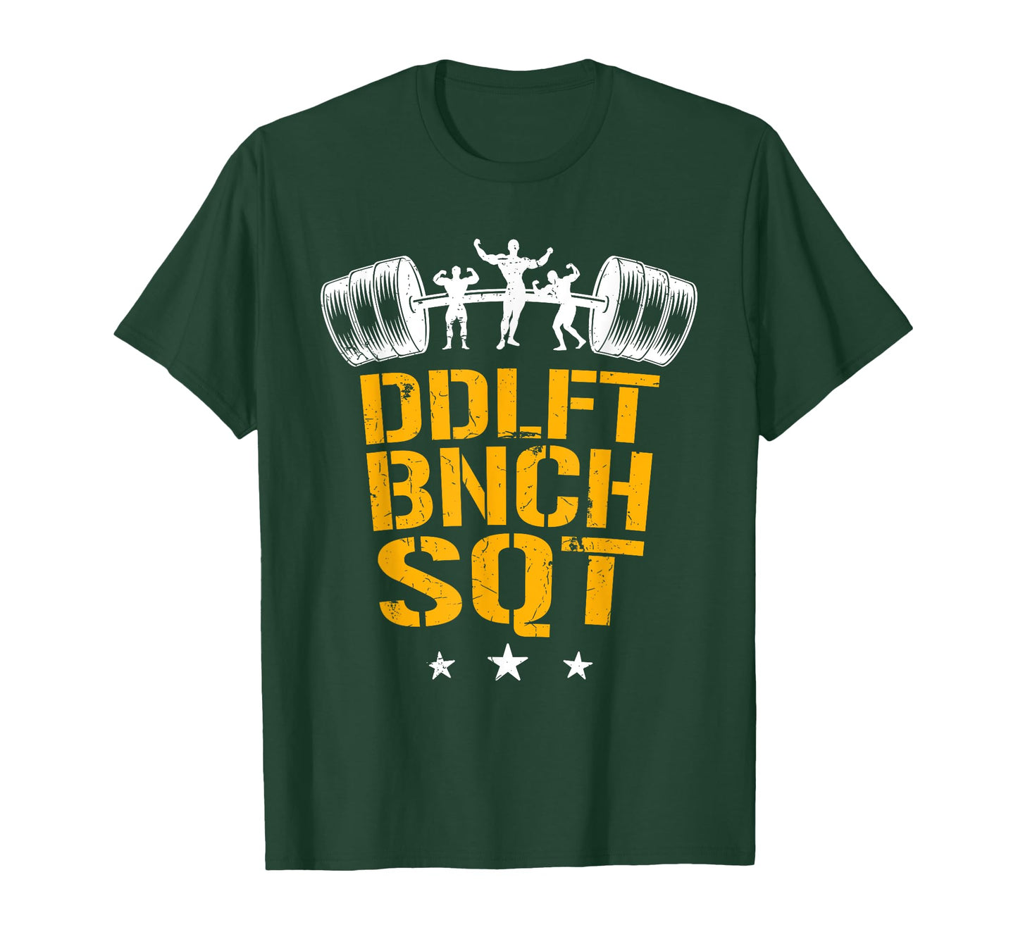 Bodybuilding heavy workout squat bench press deadlift T-Shirt