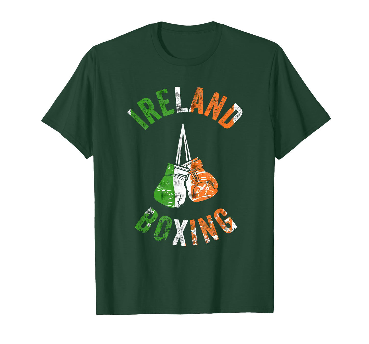 Ireland Boxing Shirt Flag Colors T-Shirt