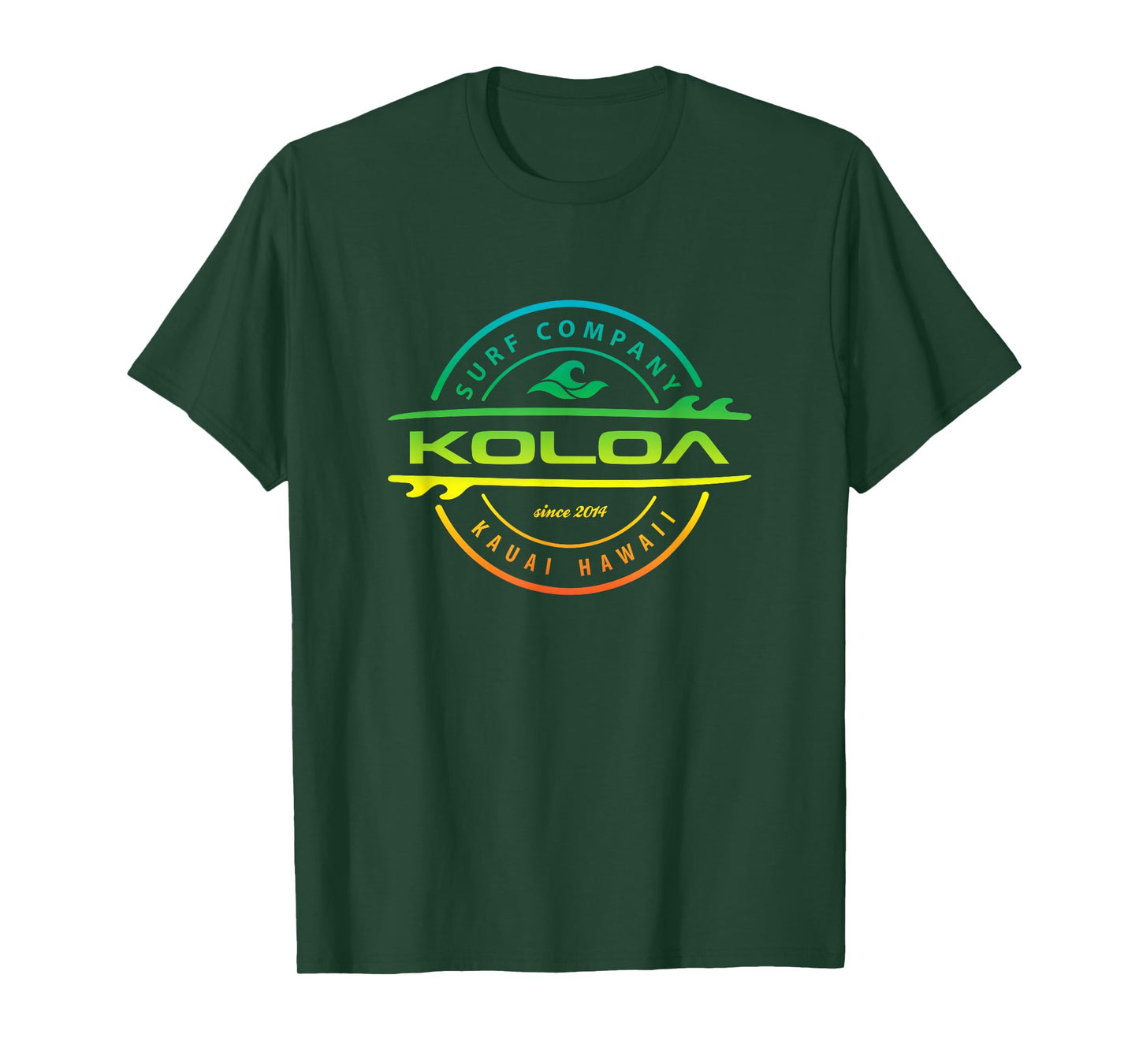 Koloa Surf Multicolor Lightweight Thruster Logo Graphic T-Shirt