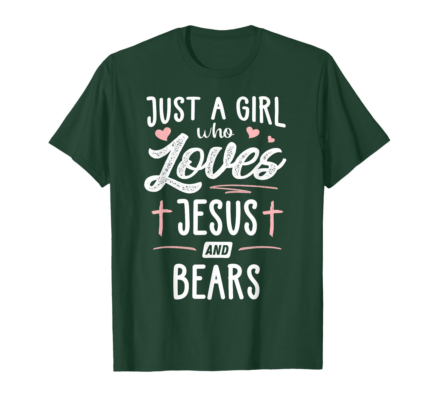 Just A Girl Who Loves Jesus And Bears Gift Women T-Shirt