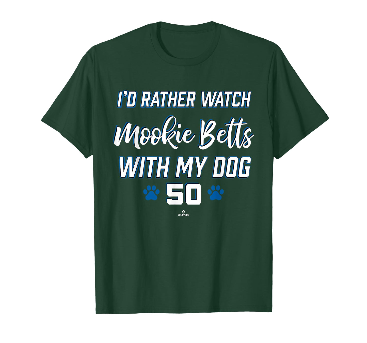 With My Dog Mookie Betts Los Angeles Baseball MLBPA T-Shirt