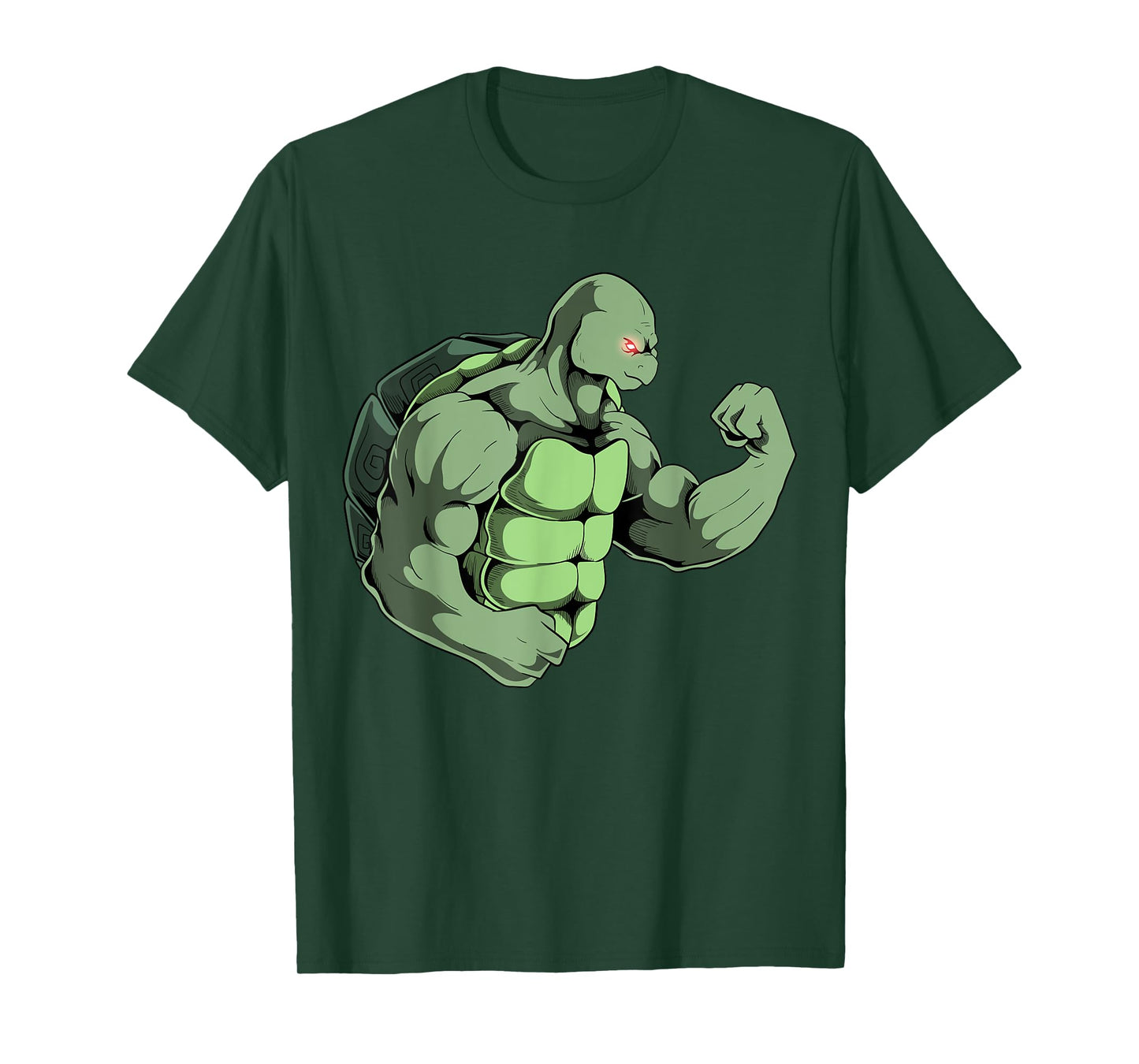 Tortoise Turtle Powerlifter Strongman Weightlifting Workout T-Shirt
