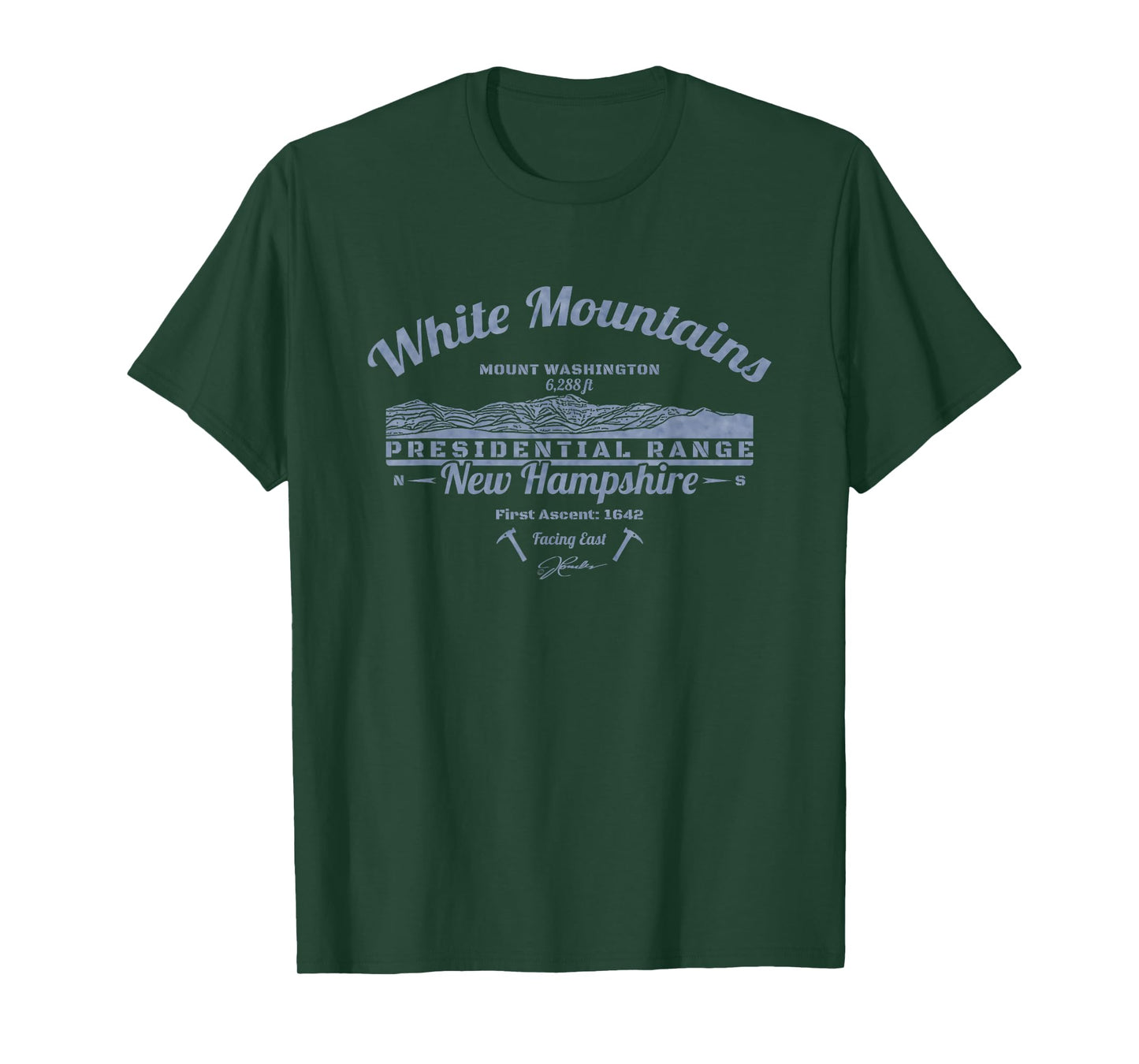 JCombs: White Mountains, NH with Mount Washington T-Shirt T-Shirt