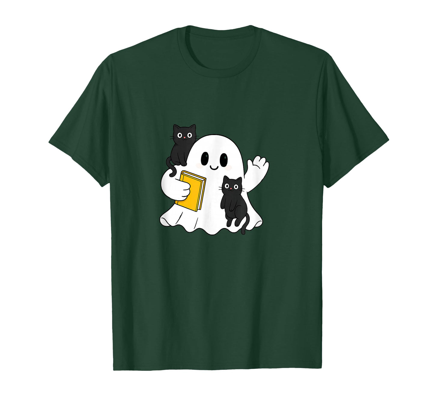 Amazing Spooky Creepy Halloween Ghost Design T-Shirt
