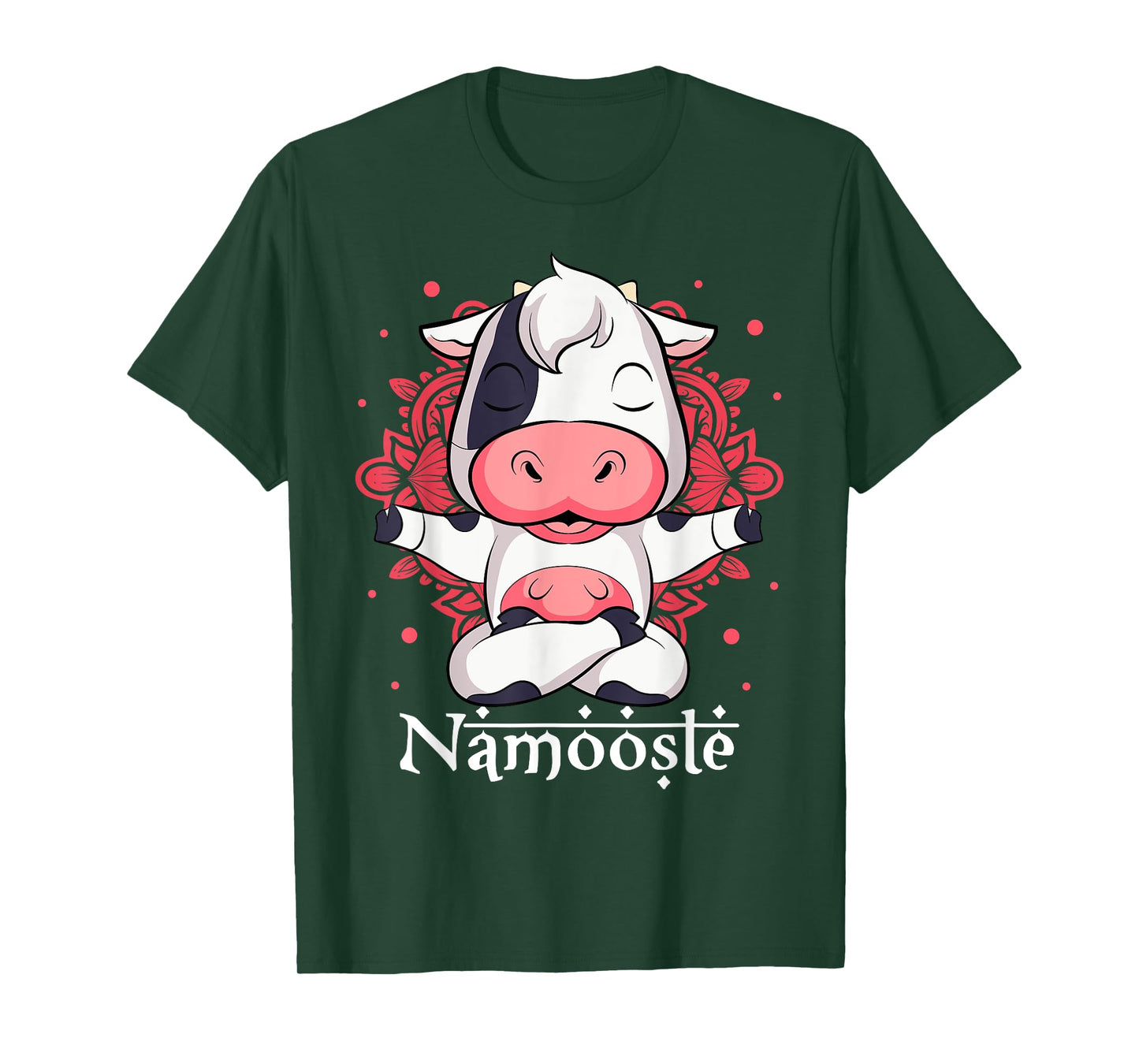 Cow Yoga Namoostee Shirt Funny Cow Lovers Gift Namaste Yoga T-Shirt