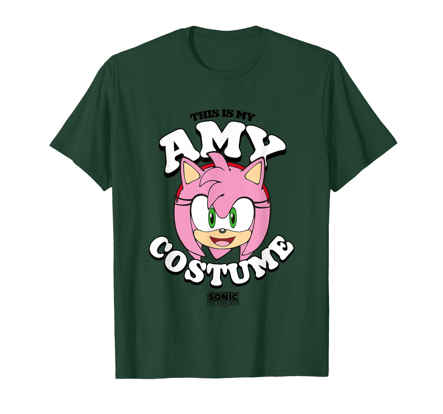 Sonic The Hedgehog Halloween This Is My Amy Costume T-Shirt
