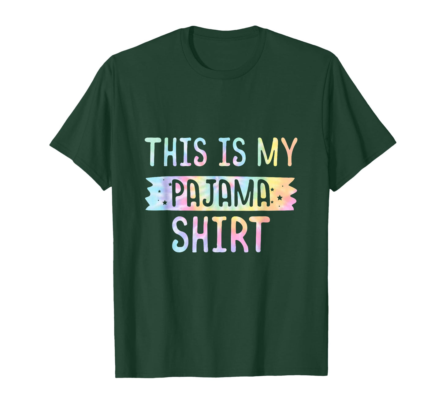 This Is My Pajama PJ Top Teen Boys Girls Bedtime Kid Tie Dye T-Shirt