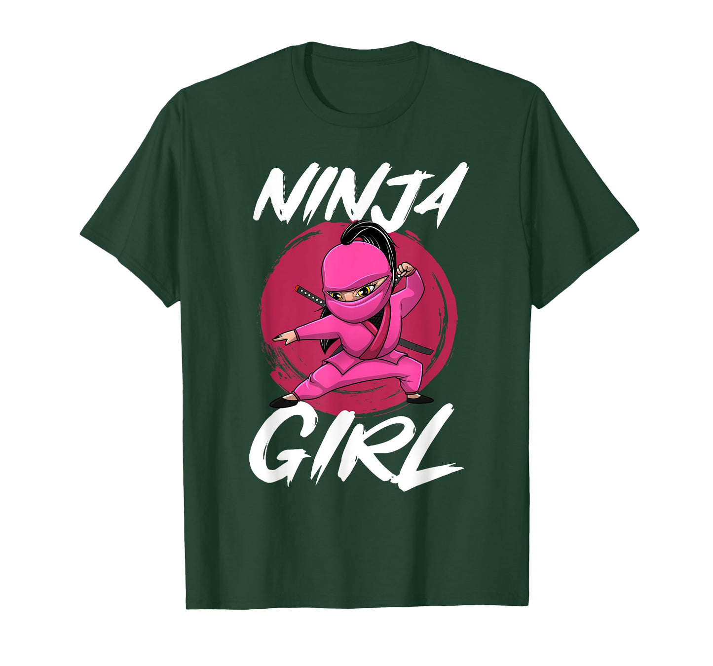 Cool Ninja Art For Women Girls Shinobi Ninja Training Ninja T-Shirt