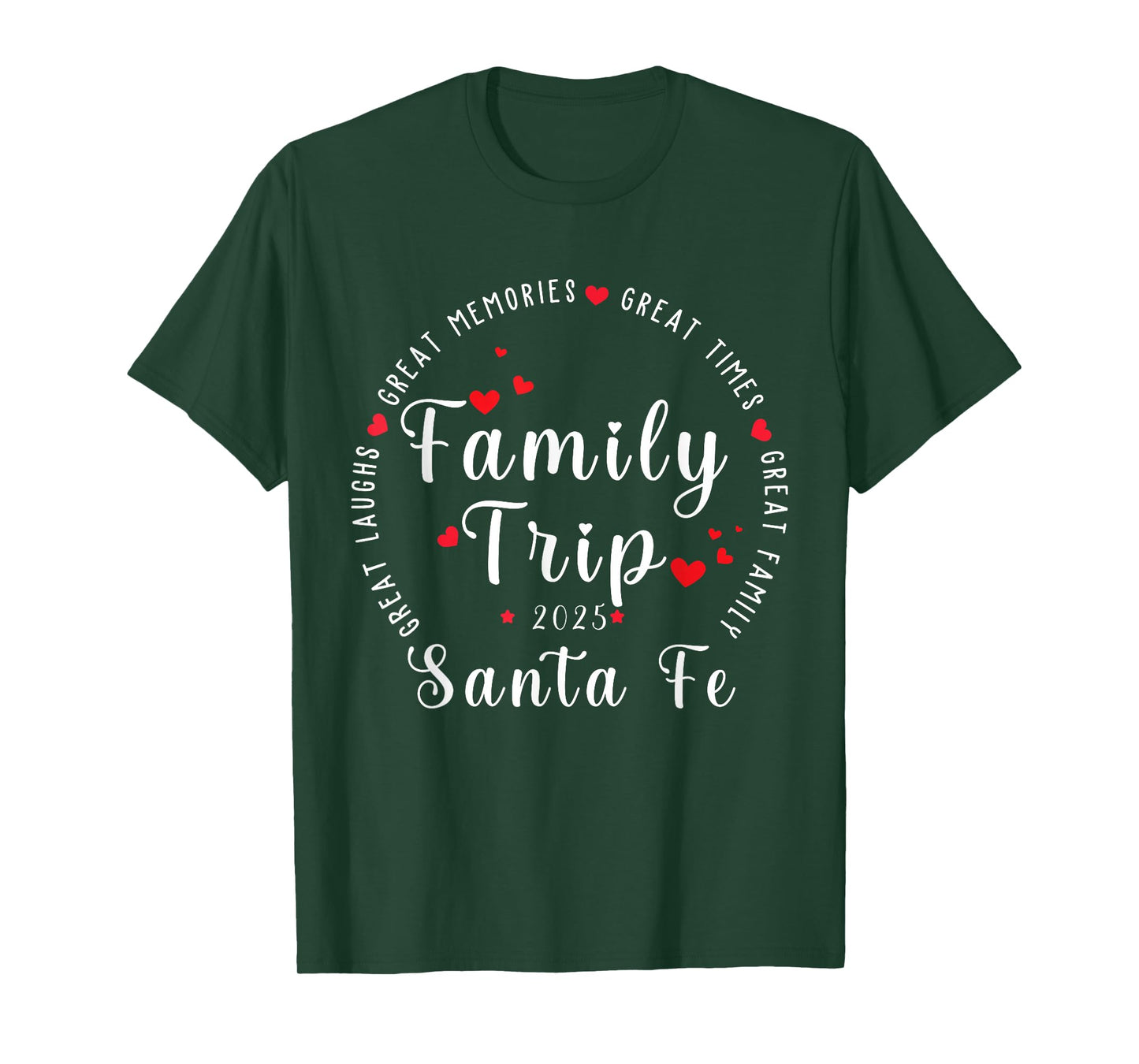 Santa Fe City Vacation Family Matching Men Women & Youths T-Shirt