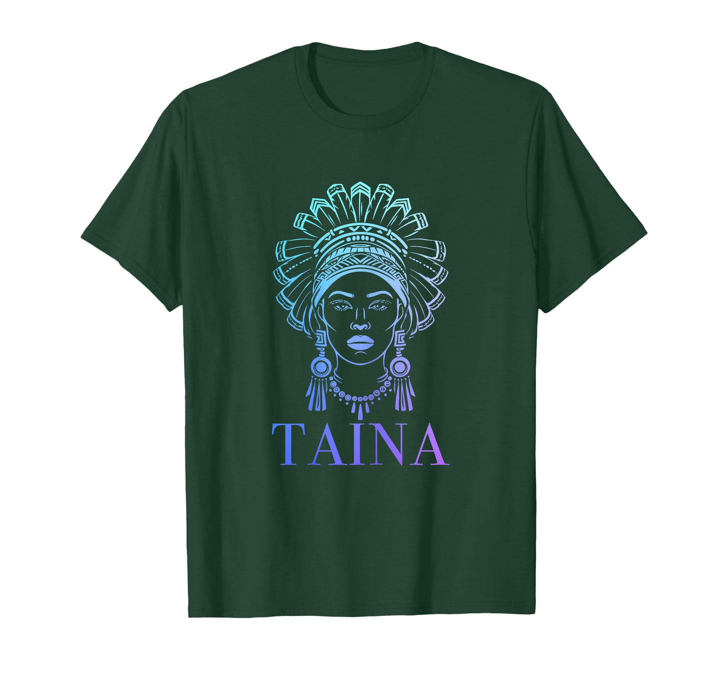 Taina Taino Woman Boricua Boriken Indigenous Puerto Rican T-Shirt