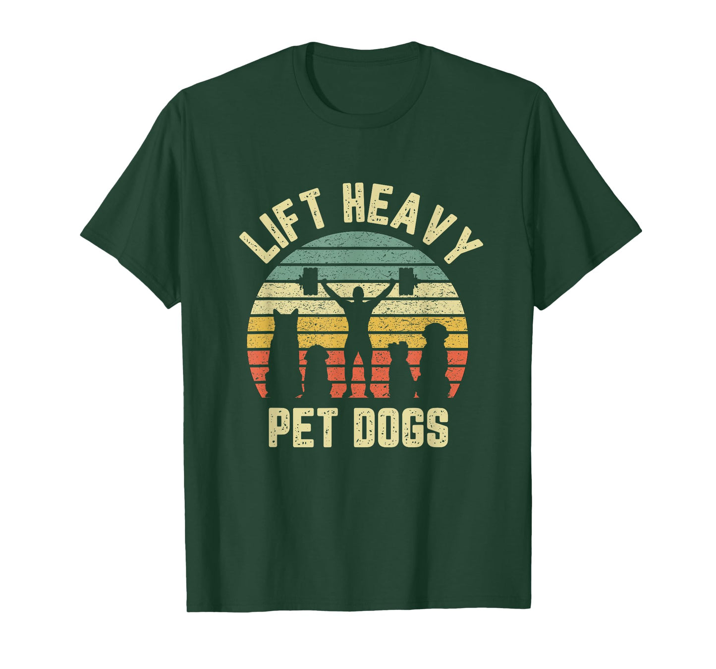 Funny Lift Heavy Pet Dogs Shirt Weightlifters Gym Fitness T-Shirt