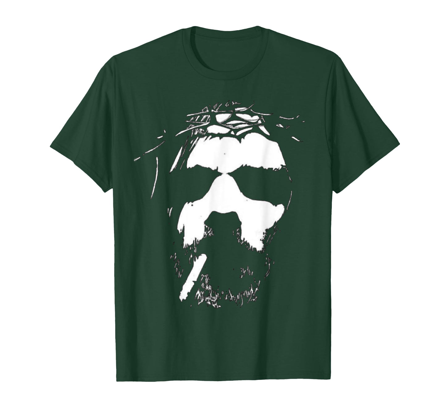 Vintage Jesus Smoking - Dark Style Art - God - Religion T-Shirt