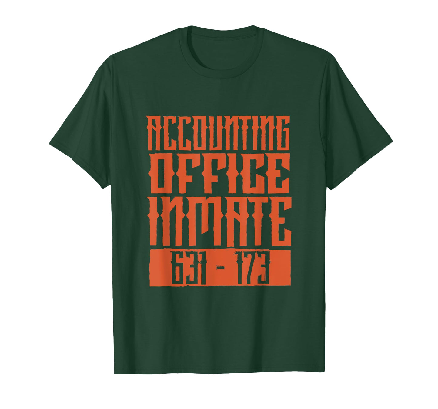 Accounting Office Inmate Jail Halloween Costume T-Shirt