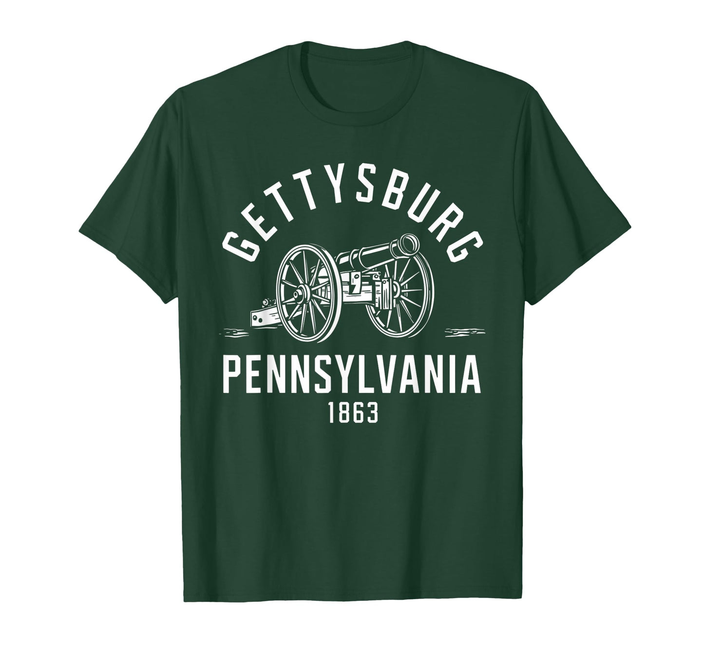 Gettysburg Pennsylvania 1863 Battlefield war civil history T-Shirt