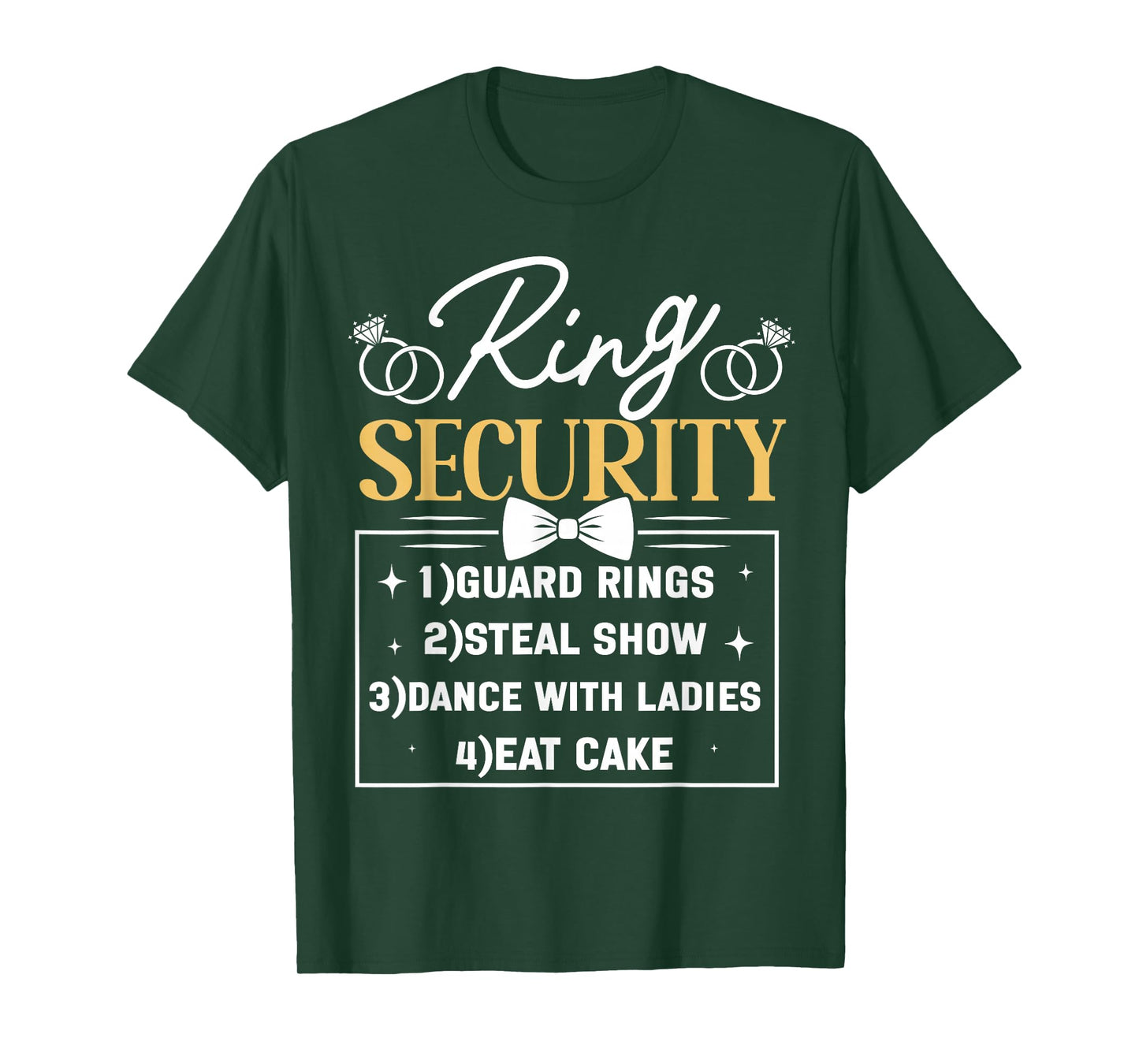 Kids Ring Security Ring Bearer Boys Wedding Party Marriage T-Shirt