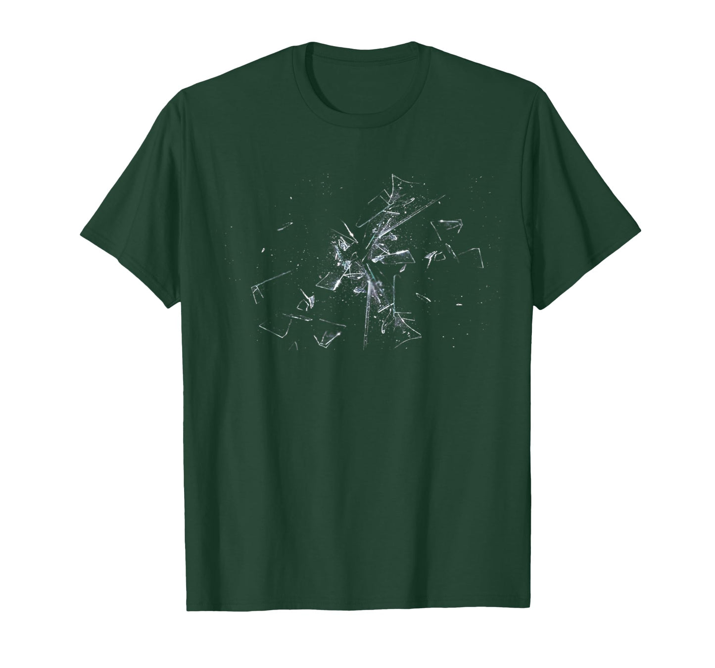 Broken Glass Strong Men Women Workout Gym Great Gift T-Shirt