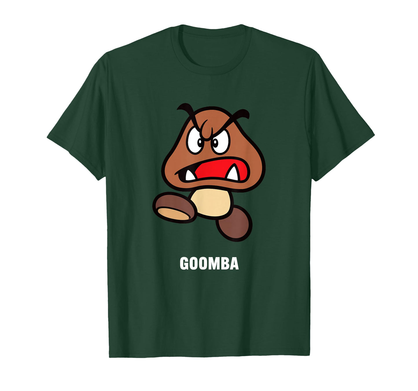 Super Mario Bros Goomba Run Center Icon T-Shirt