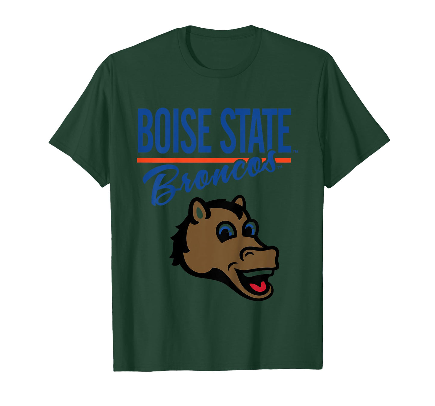 Kids Boise State Broncos Kid's Mascot White Officially Licensed T-Shirt