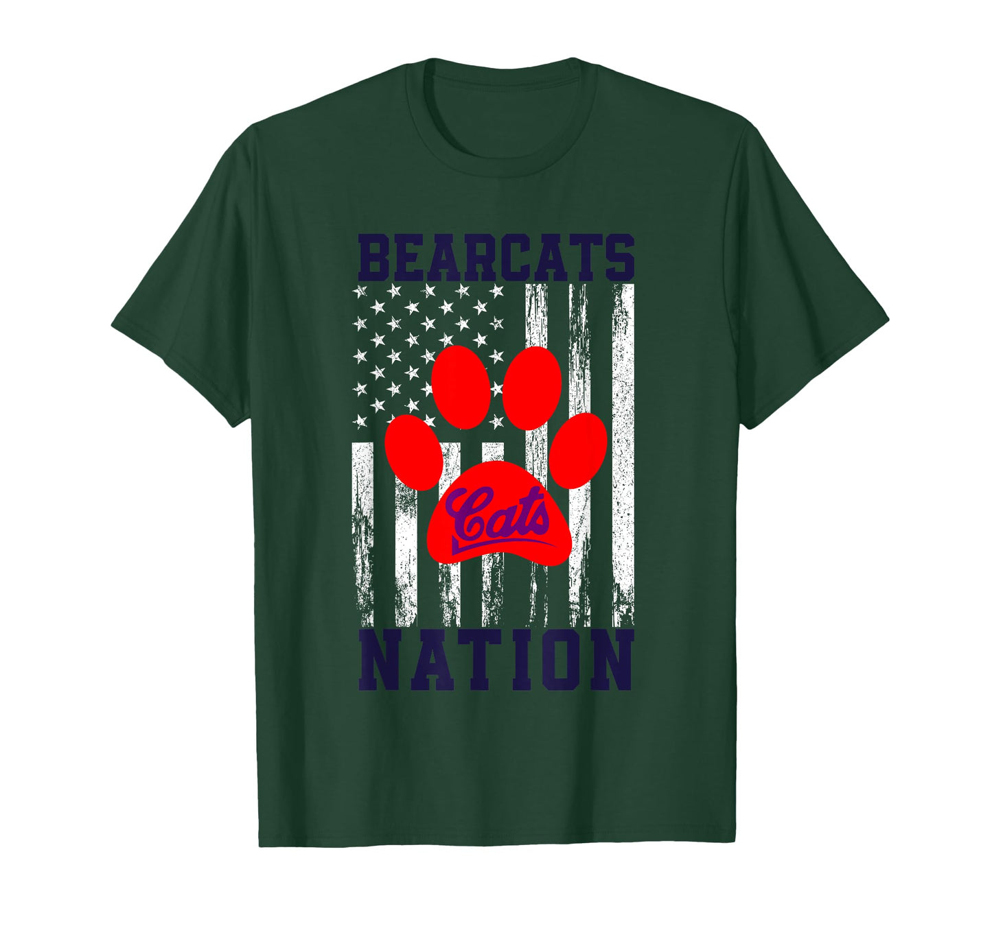 Huntingdon Area Bearcats Logo Nation HS T-Shirt
