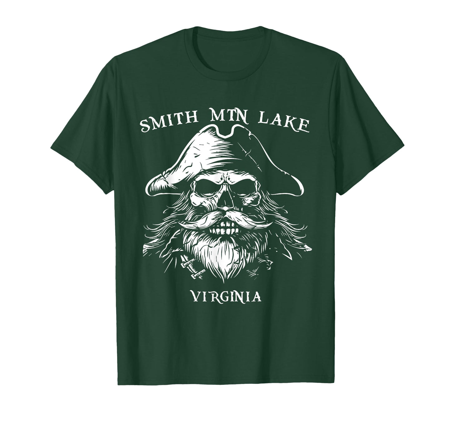 SML Smith Mountain Lake Retro Pirate T-Shirt