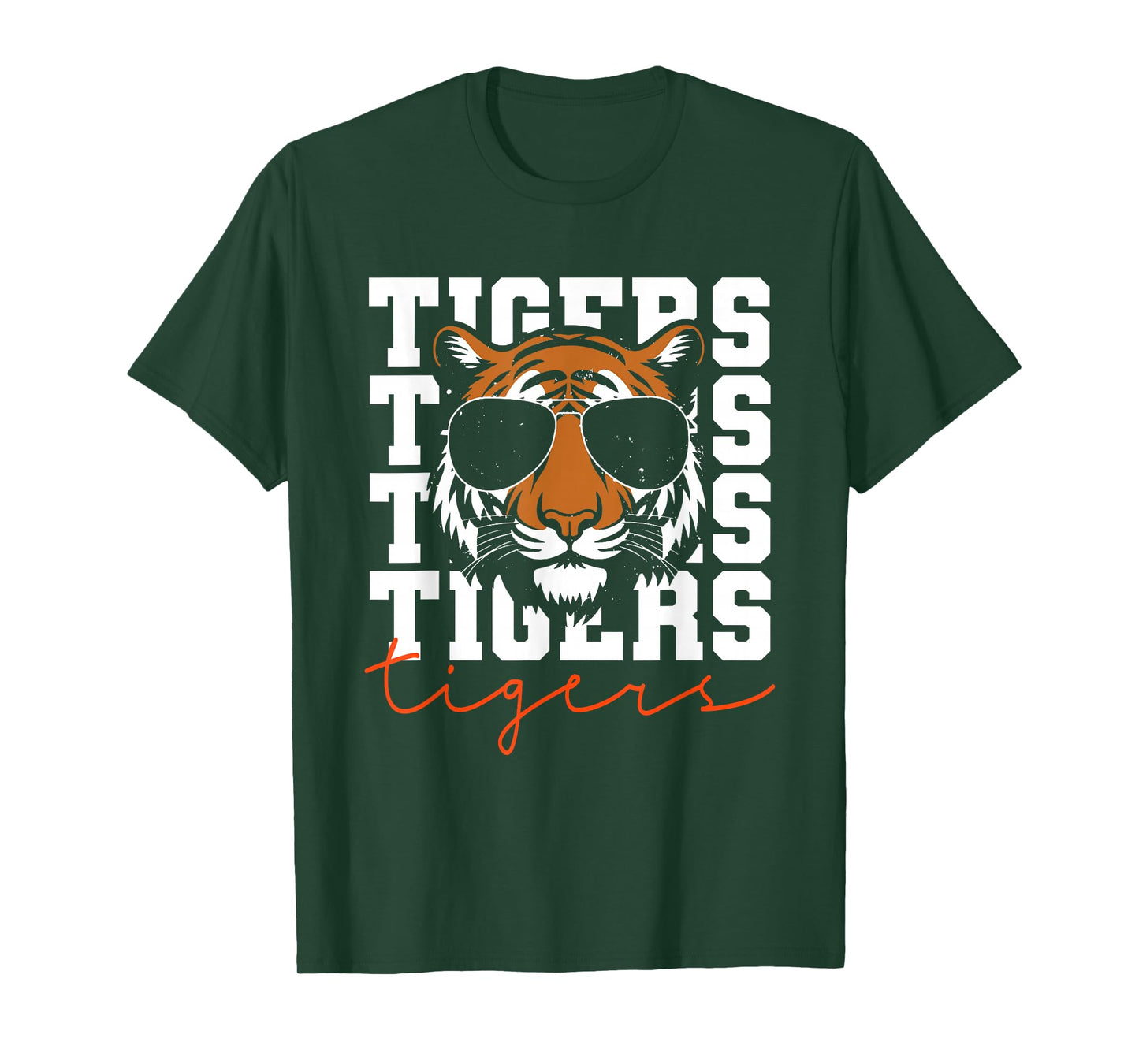 Vintage Tigers Inspirational Athletic Name Design Gift T-Shirt