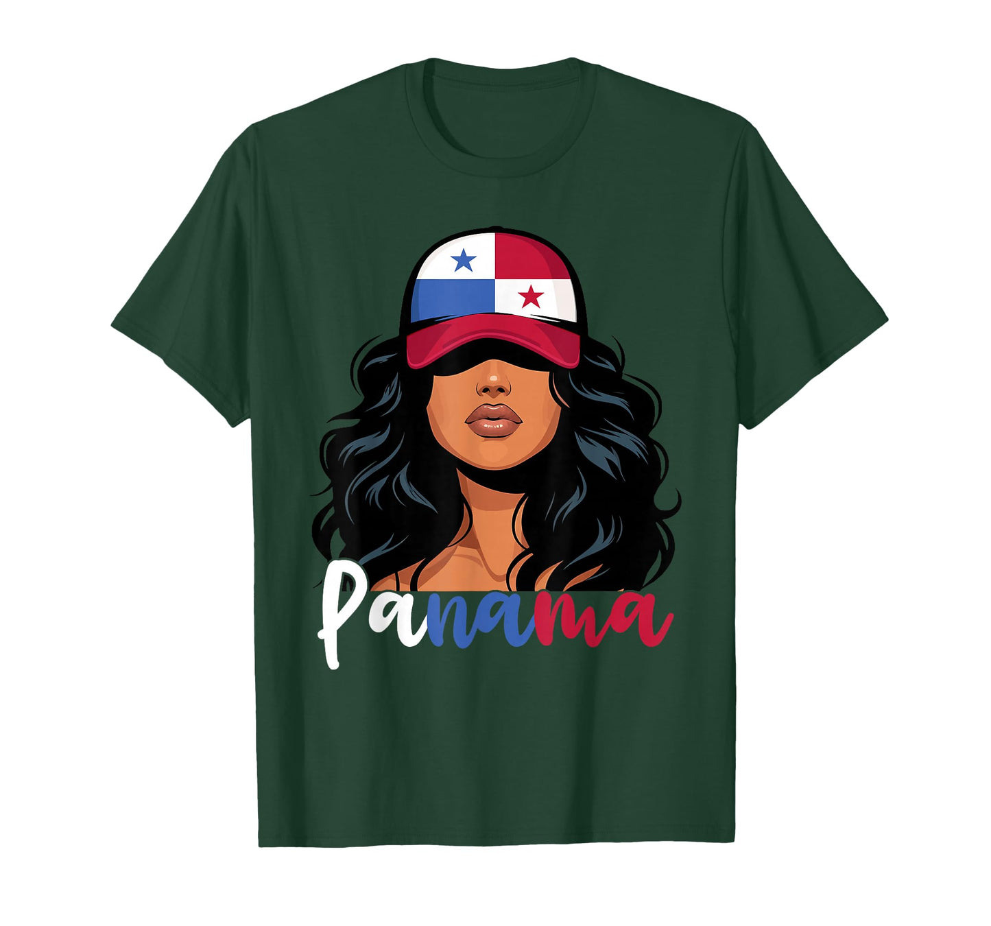 Panamanian Girl Panama Flag Proud Panameña Women T-Shirt