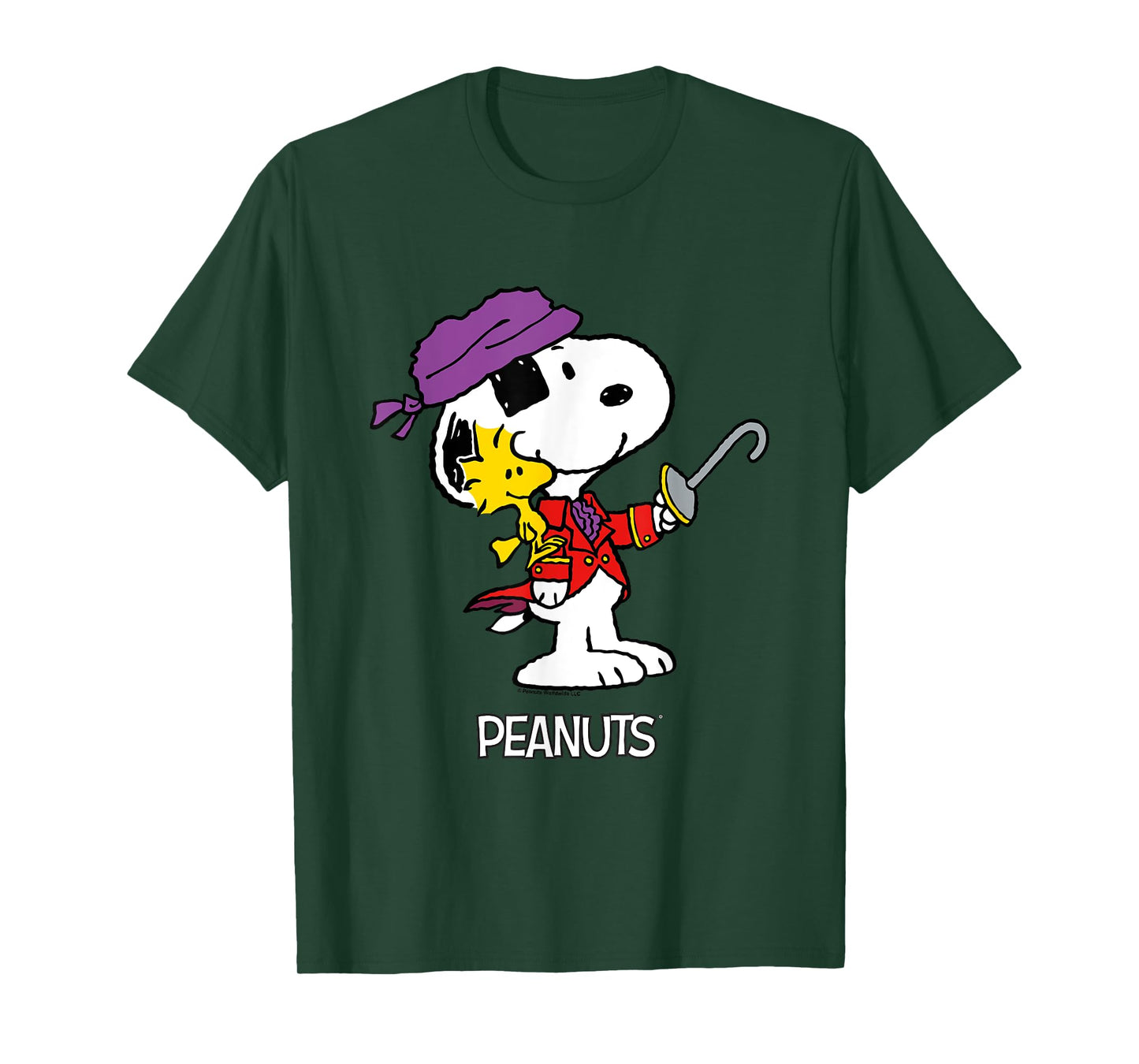 Peanuts Halloween Pirate Snoopy & Woodstock T-Shirt