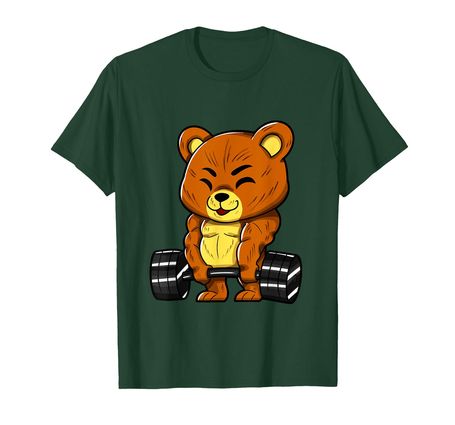Bear Bodybuilder Bodybuilding Muscle Gym Weightlifting Bear T-Shirt