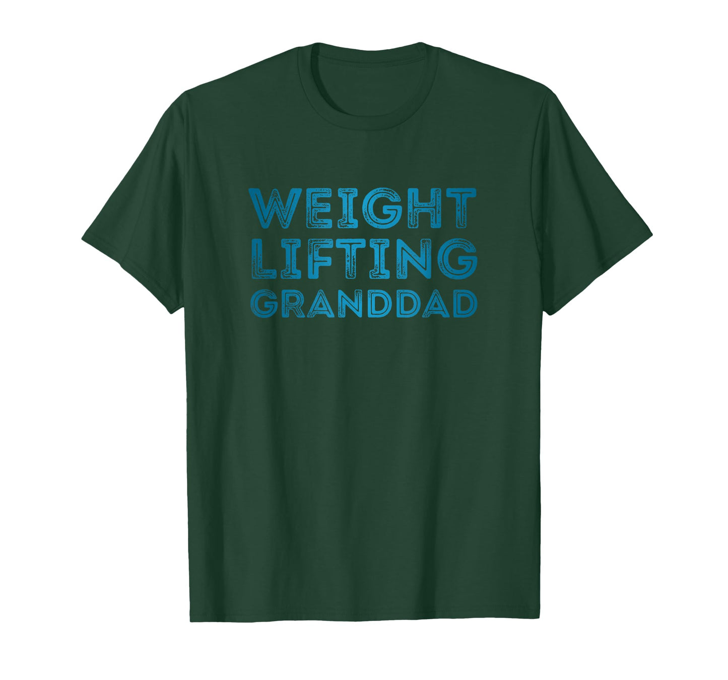 Weight Lifting Granddad Grandfather Gym Workout Training T-Shirt