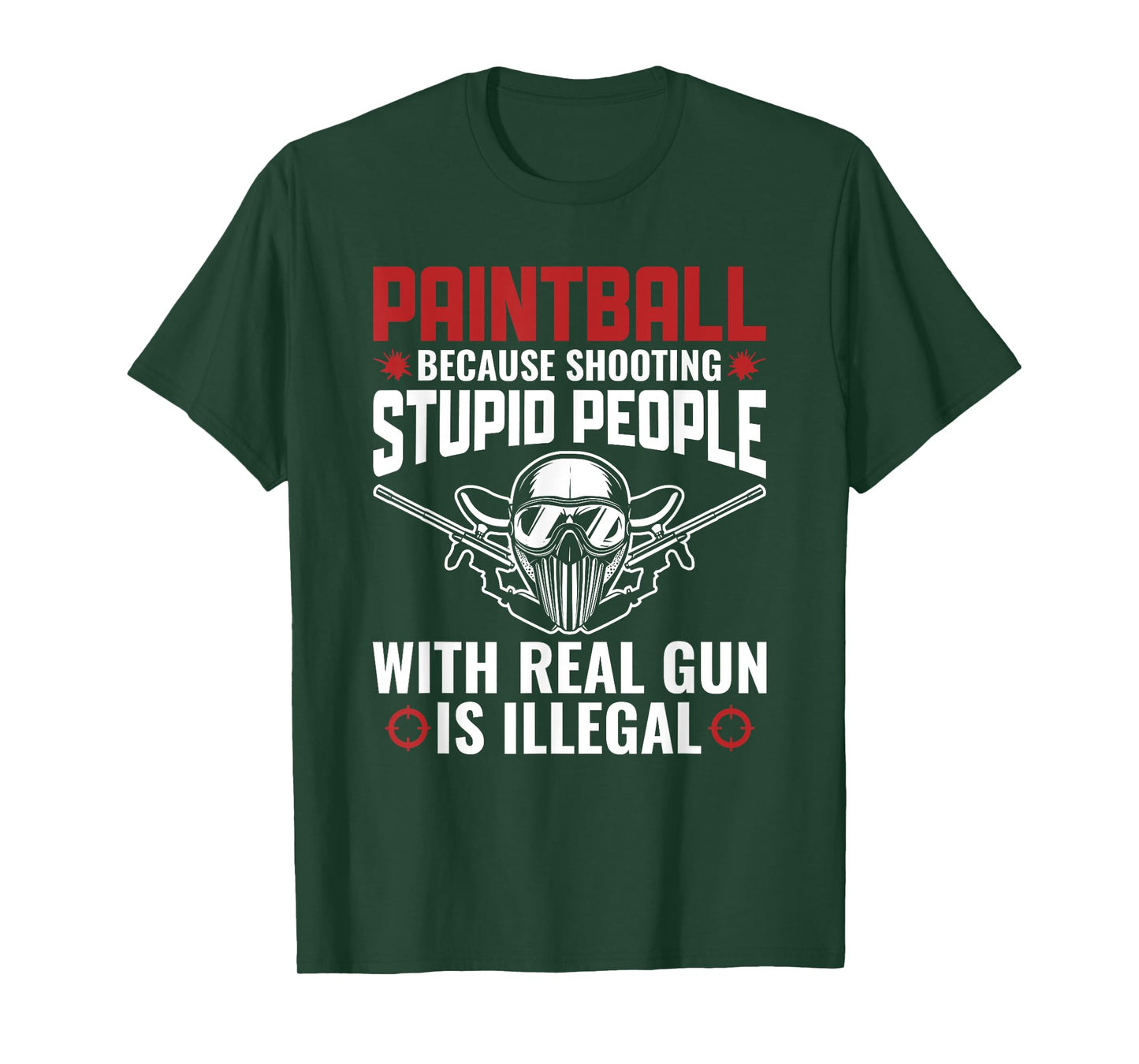 Funny Paintballer Paint Shooting Paintball Player T-Shirt