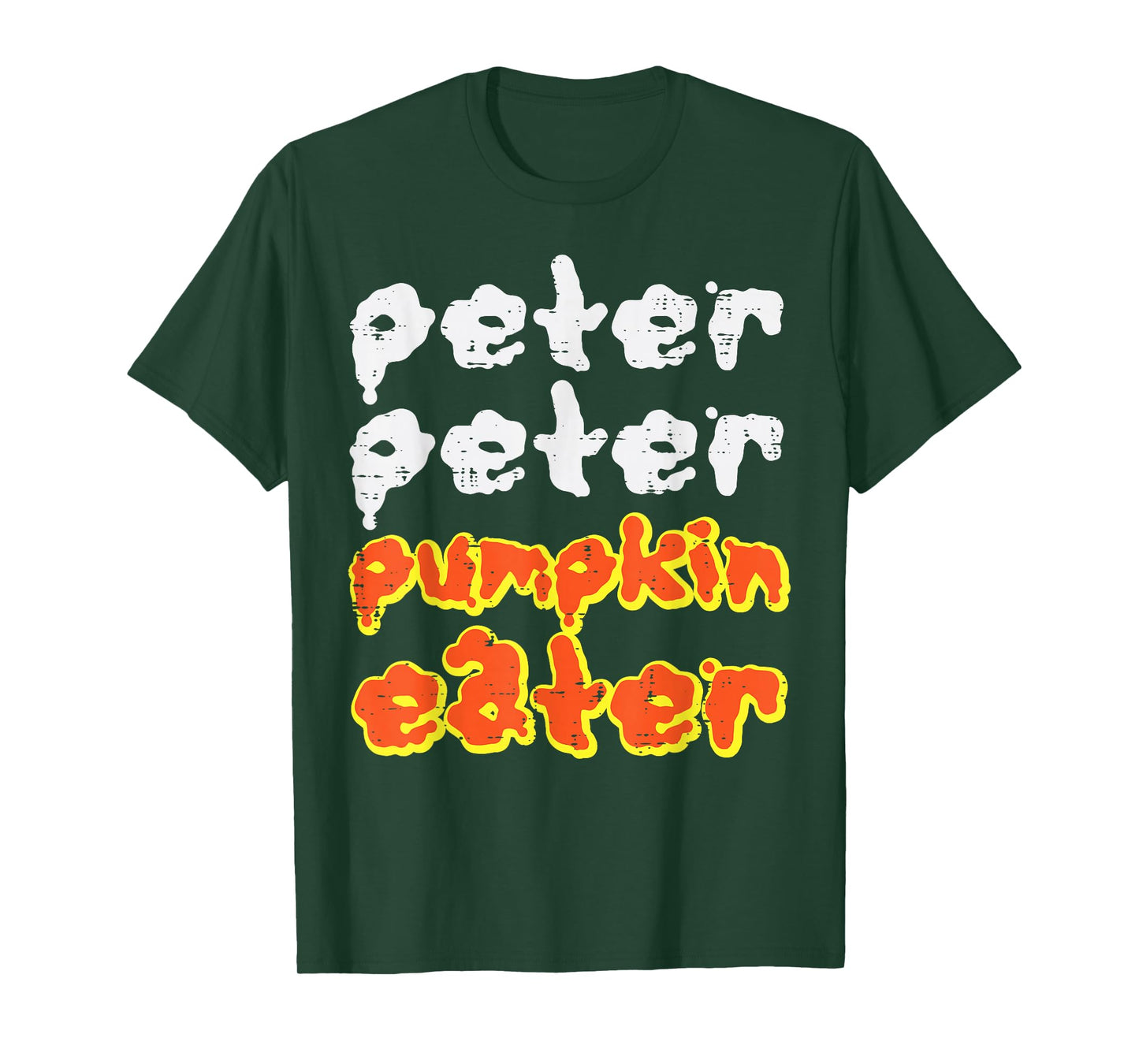 Halloween Peter Pumpkin Eater Matching Costume Women Kid Men T-Shirt