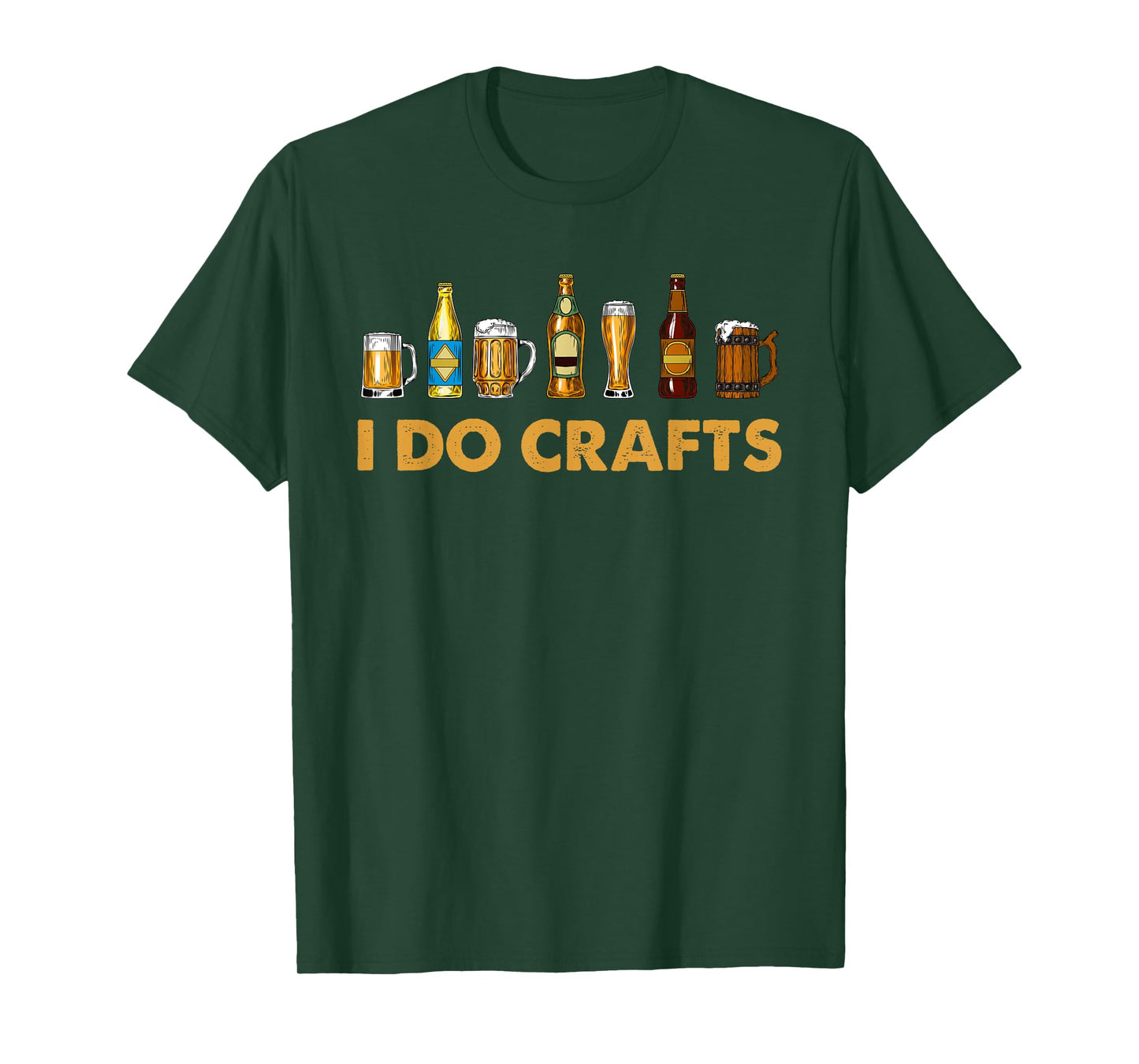 Craft Beer Vintage I Do Crafts Home Brewing Art T-Shirt